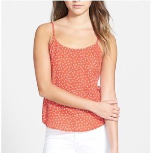 Oat and Fawn Lady Bug Tank with cut out back